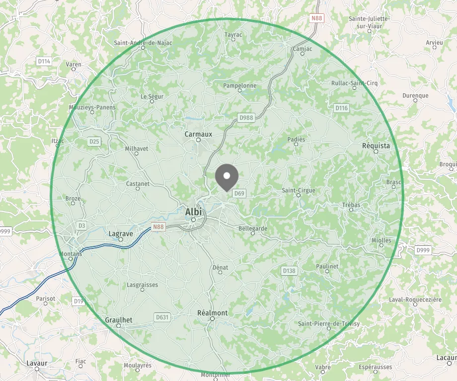 Zone 30 km